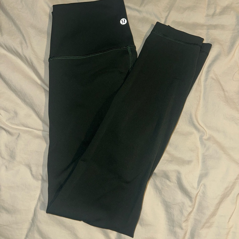 Rainforest green lululemon Wunder Under High Rise Tight 25”
